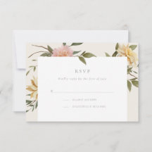 Carte RSVP Wild Florals
