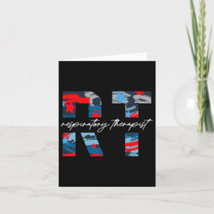 Carte Rt Patriotique 4 juillet États-Unis Flag Independe