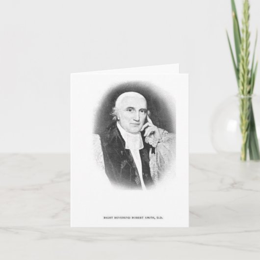 Carte Rt. Rev. Robert Smith (Devant)