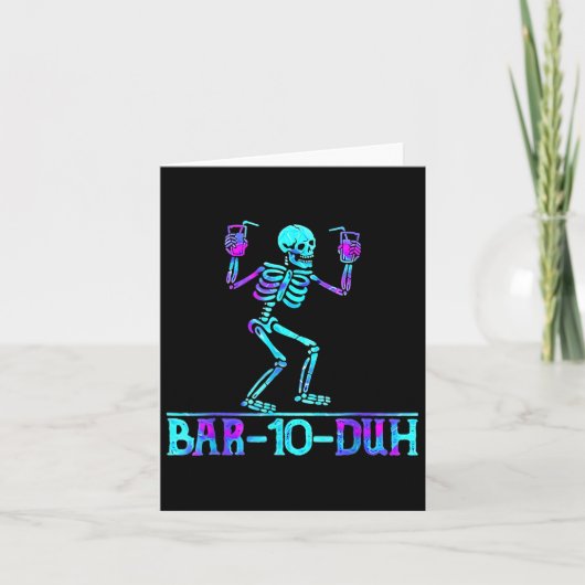 Carte Rtender Halloween R 10 Duh Skeleton Boire Costu (Devant)