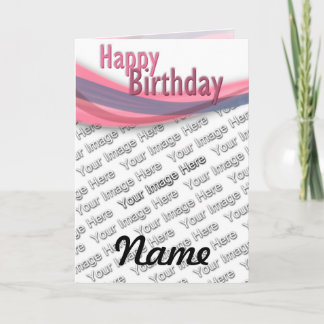 Carte Ruban d'anniversaire