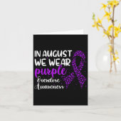 Carte Ruban de sensibilisation (Fleur jaune)