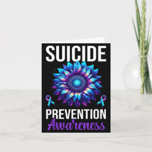 Carte Ruban de sensibilisation à la prévention Soutien e