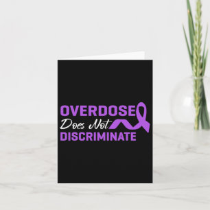 Carte Ruban de sensibilisation violet 2 sans discriminat