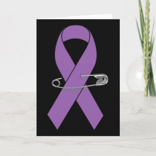 Carte Ruban de soutien à la marche de sensibilisation à