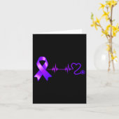 Carte Ruban d'opioïdes au rythme cardiaque Sensibilisati (Fleur jaune)