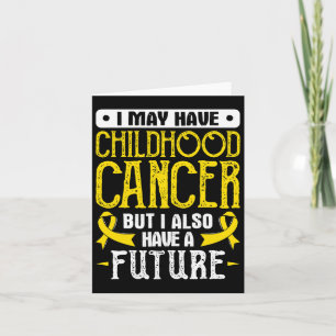 Carte Ruban d'or Sensibilisation au cancer chez les enfa