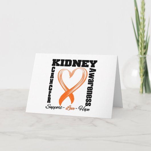 Carte Ruban v1 de coeur balayé par conscience de Cancer (Devant)