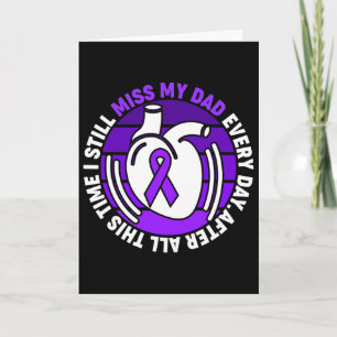 Carte Ruban Violet Sensibilisation au Surdosage Manque M