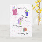 Carte Rubans et vaches heureux 90e anniversaire Salutati (Fleur jaune)