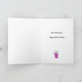 Carte Rubans et vaches heureux 95e anniversaire Salutati (Intérieur)