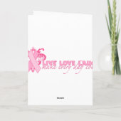 Carte Rubans roses chaque jour (Dos)