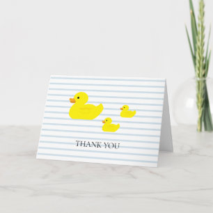 Carte Rubber Canard Bleu Bande