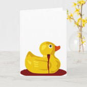 Carte Rubber Duck Neck Shot - Bleeding Rubber Ducky (Fleur jaune)