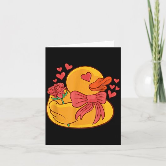 Carte Rubber Duck Valentines Day Rubber Duckie  (Devant)