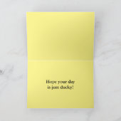 Carte Rubber Ducky Joyeux anniversaire (Intérieur)