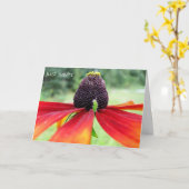 Carte Rubeckia, je dis juste (Fleur jaune)