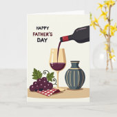 Carte Rubis pour la Fête des Pères (Fleur jaune)