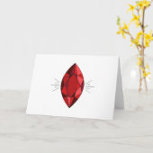 Carte Ruby (Fleur jaune)