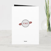 Carte Ruby 40e anniversaire ajouter des noms photo noir (Dos)