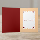 Carte Ruby 40th wedding anniversary yellow dogs card