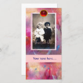 CARTE RUBY ABSTRAIT (Devant / Derrière)