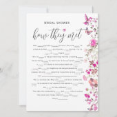 Carte Ruby Rose Comment Ils Ont Rencontré Fête des marié (Devant)