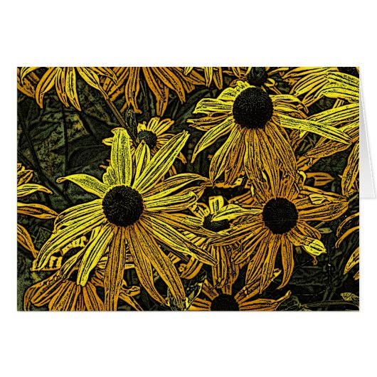 Carte RUDBECKIA (Devant horizontal)