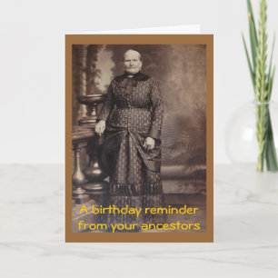 Carte Rude Vintage Fun Joyeux Anniversaire