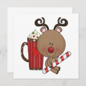 Carte Rudy Reindeer Au Cocoa (Devant / Derrière)