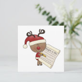 Carte Rudy Reindeer Naughty ou Nic (Debout devant)