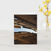 Carte Rue baignée de soleil (Fleur jaune)