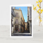 Carte Rue classique valencienne, Espagne (Fleur jaune)