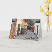 Carte Rue de café (Fleur jaune)