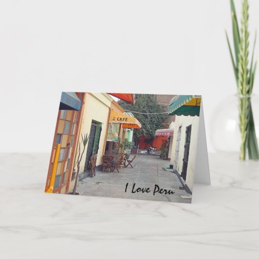 Carte Rue de café (Devant)