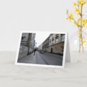 Carte Rue de Cracovie, Pologne (Fleur jaune)