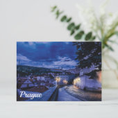 Carte Rue du soir à Prague (Debout devant)