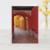 Carte Rue italienne (Fleur jaune)