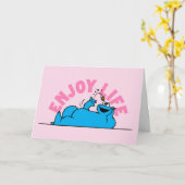 Carte Rue Sésame | Cookies Monster Enjoy Life (Fleur jaune)