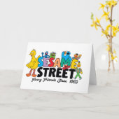 Carte Rue Sésame | Furry Friends depuis 1969 (Fleur jaune)