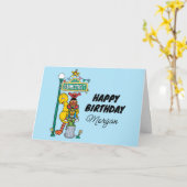 Carte Rue Sésame | Joyeux anniversaire (Fleur jaune)