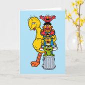 Carte Rue Sésame | Joyeux Anniversaire Les Copains (Fleur jaune)