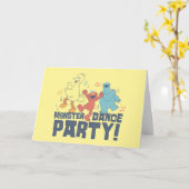 Carte Rue Sésame | Monster Dance Party (Fleur jaune)