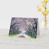 Carte Ruelle de fleurs de cerisier (Fleur jaune)