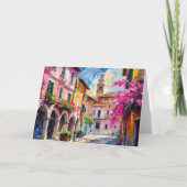 Carte Rues d'Italie Art Abstrait moderne (Devant)