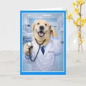 Carte Ruff Time Get Well Card  STFA-2 (Fleur jaune)