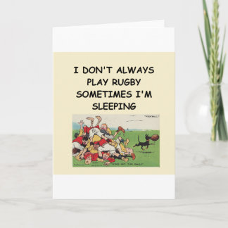 Carte rugby