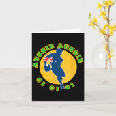 Carte Rugby Australie, Wallabies Aussie Aussie Aussie Oi (Fleur jaune)