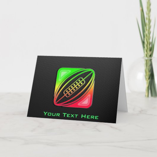 Carte Rugby lisse (Devant)