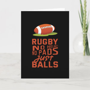 Carte Rugby Sport Cadeau